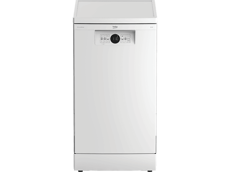 Lavavajillas Beko BDFS26020WQ, Independiente, 6 Programas, 44.8 cm, Fast+™, Blanco