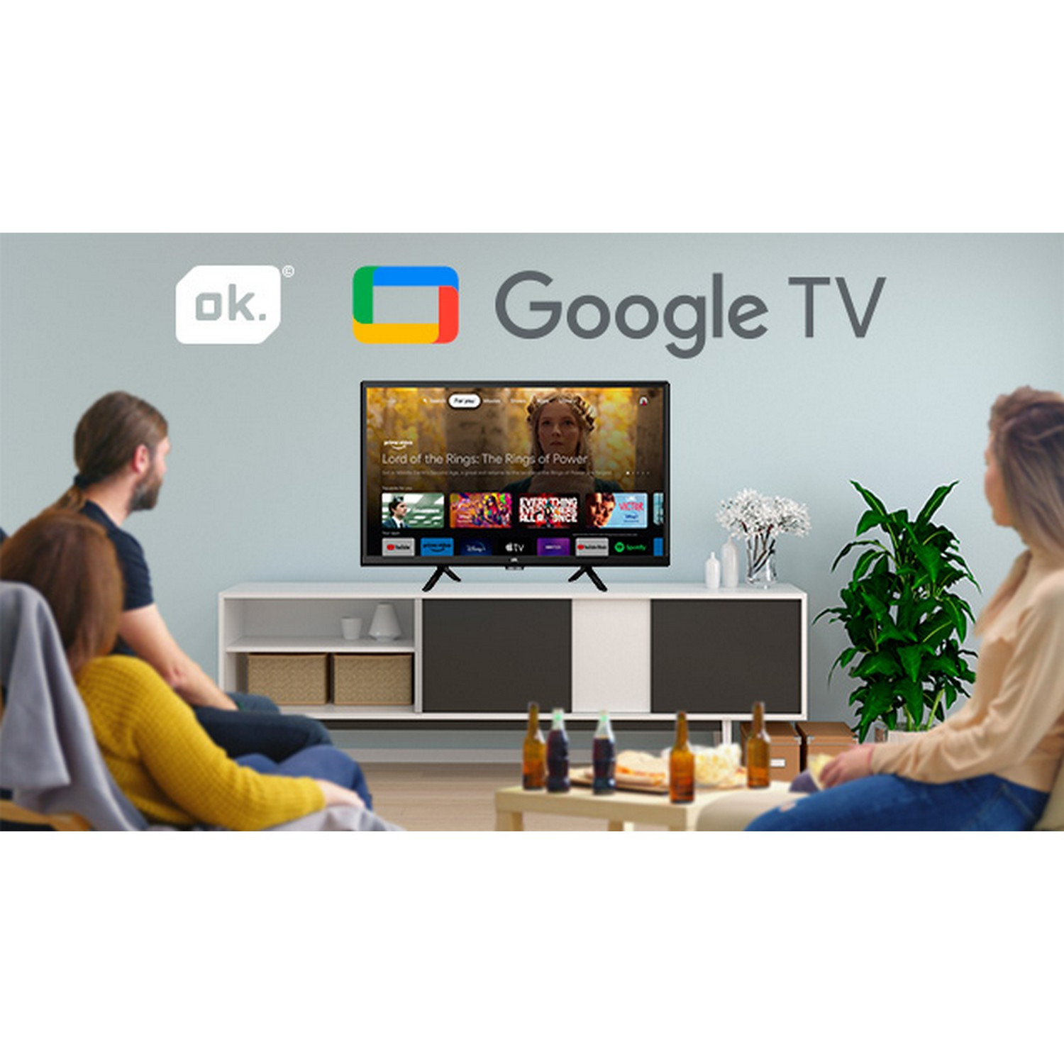 OK. OTV 24GH-5023C 24" FULL LED Smart HD-ready - HD ready - Led-tv - 24 inch