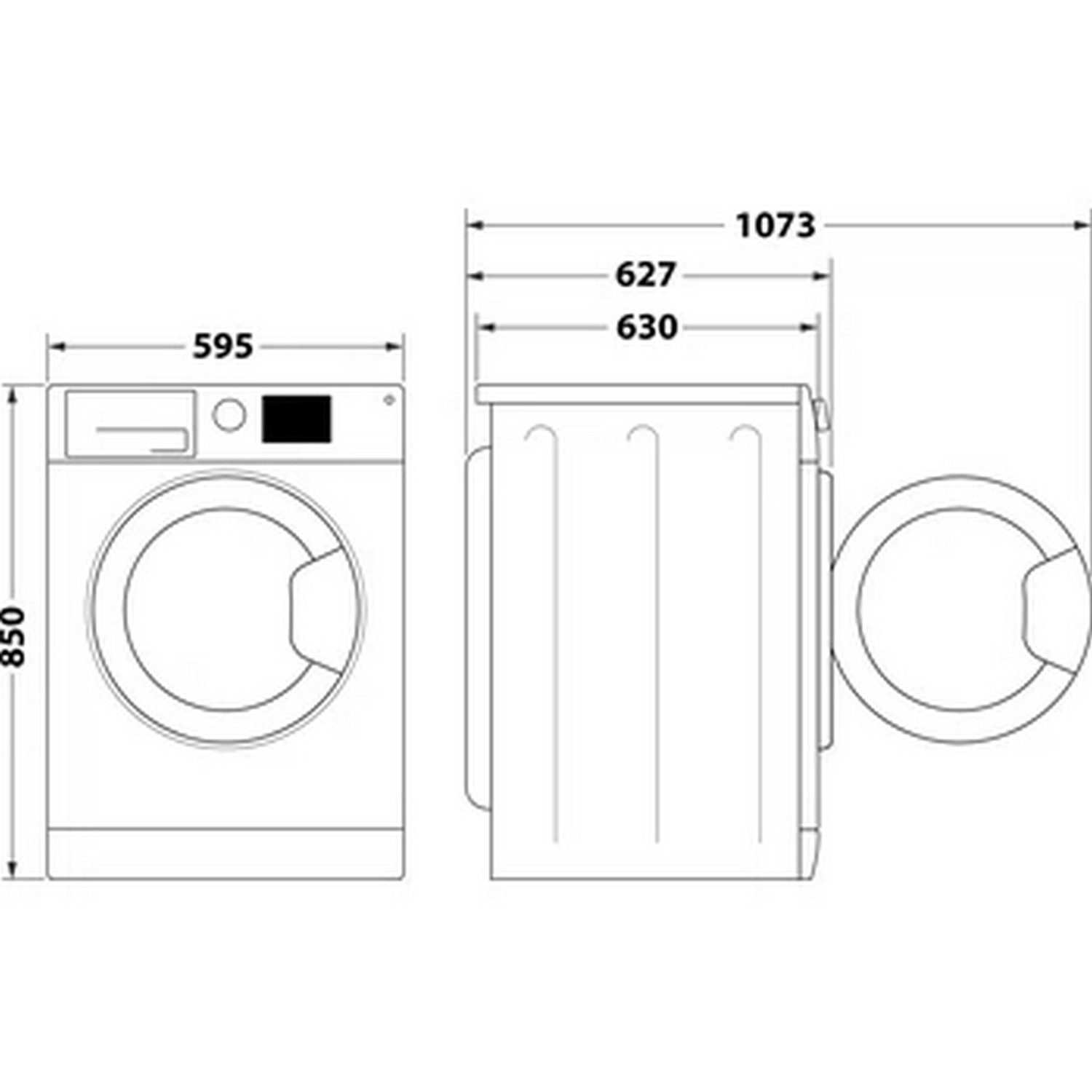 WHIRLPOOL Wasmachine voorlader C (FFBBE 8648 BEV F)