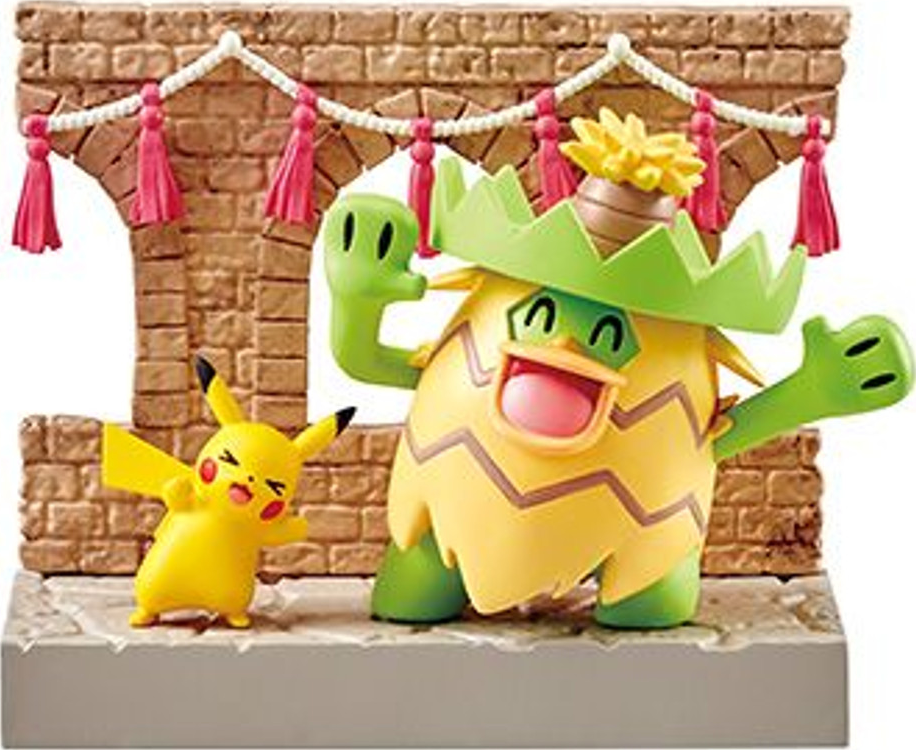 RE-MENT Pokémon - Pokémon Town 2: Festival Street Corner (6 Packungen) - ensemble de figurines à collectionner (Multicolore)