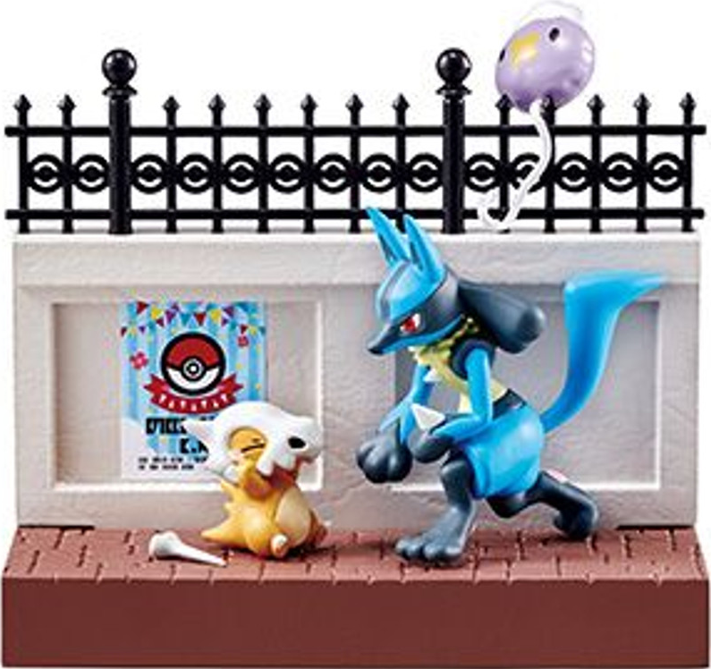 RE-MENT Pokémon - Pokémon Town 2: Festival Street Corner (6 Packungen) - ensemble de figurines à collectionner (Multicolore)