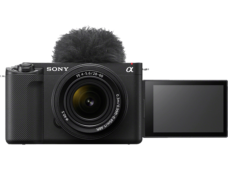 SONY ZV-E1 - Spiegellose Vollformat-Kamera mit 28-60 mm F4–5.6 Objektiv (Schwarz)