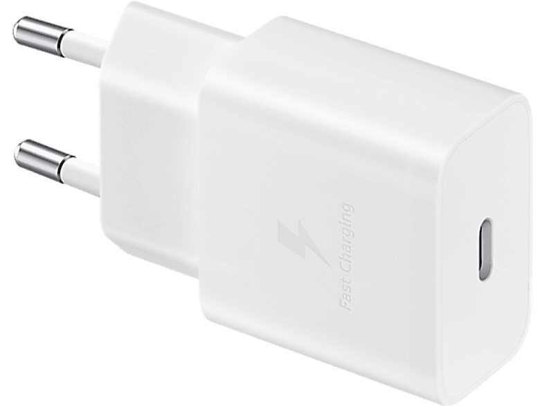Cargador móvil - Samsung EP-T1510NWEGEU, 15W, De pared, Sin Cable, USB-C, Blanco