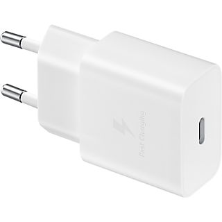 Cargador - Samsung EP-T1510NWEGEU, 15W, De pared, Sin Cable, USB-C, Blanco