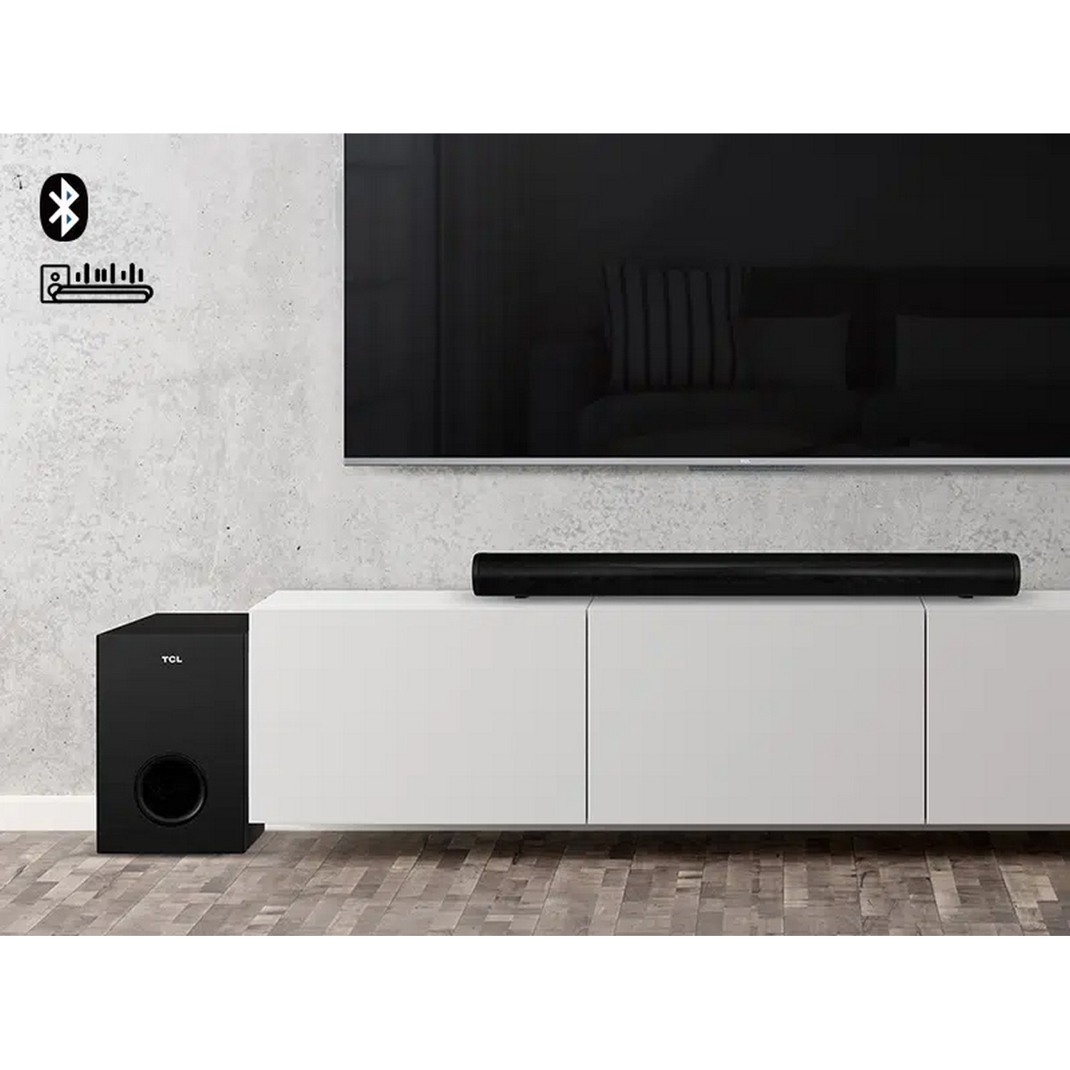 TCL Soundbar + draadloze subwoofer S Series (S522W)