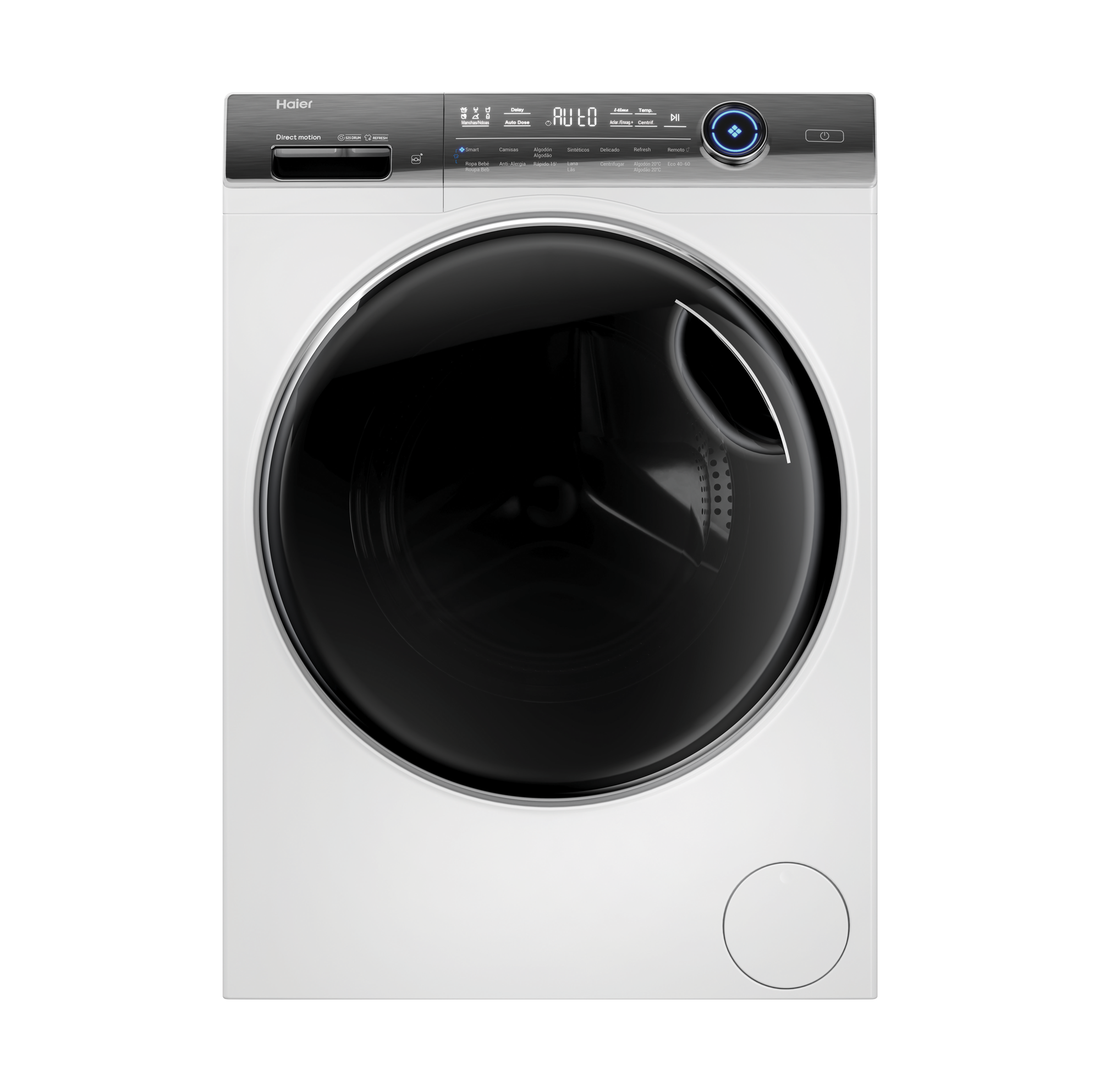 Lavadora carga frontal - Haier I-Pro Series 7 HW100GBD14979UIB, 10 kg, 1400 rpm, Motor Direct Motion, 14 programas, Wi-Fi, Autodosificación, Blanco