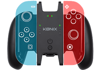 KÖNIX Mythics Nintendo Switch Play & Charge Joy-Con töltőegység (mini kontroller), fekete