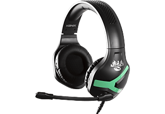 KÖNIX Mythics Nemesis Xbox One vezetékes sztereó gaming headset, fekete / zöld