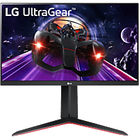 MediaMarkt LG UltraGear 24GN65R-B - 24 inch - 1920 x 1080 (Full HD) - 1 ms - 144 Hz aanbieding