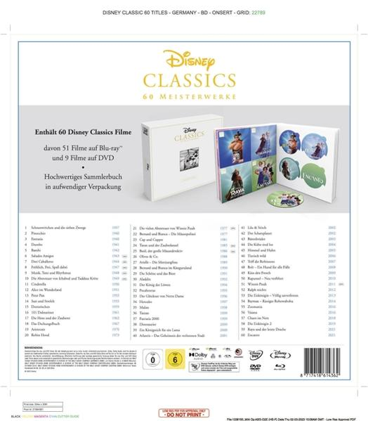 Disney Classics Komplettbox Blu-ray