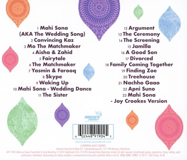 CD-Hülle mit Titelliste und Logos, farbenfrohes Design, weißer Hintergrund.