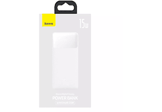 BASEUS Bipow Overseas Edition 10.000 mAh 15W Digital Display Taşınabilir Şarj Cihazı Beyaz_5