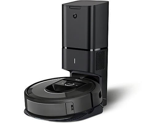 IROBOT Roomba Combo i8+ (i8578) Saug- und Wischroboter inkl. Clean Base® Station (Schwarz, Laufzeit: bis zu 75 Minuten)