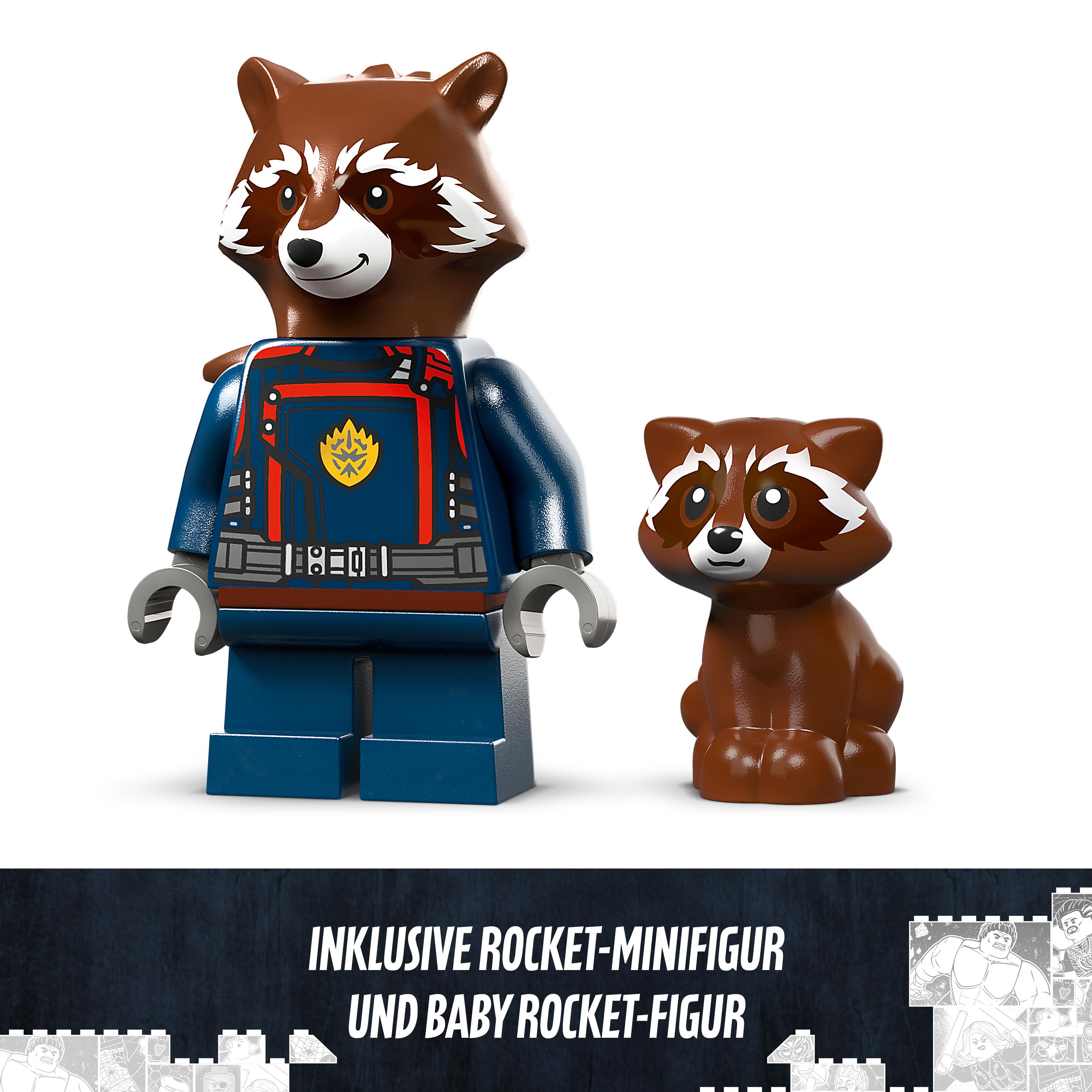 LEGO Marvel 76254 Baby Mehrfarbig Rockets Bausatz, Schiff