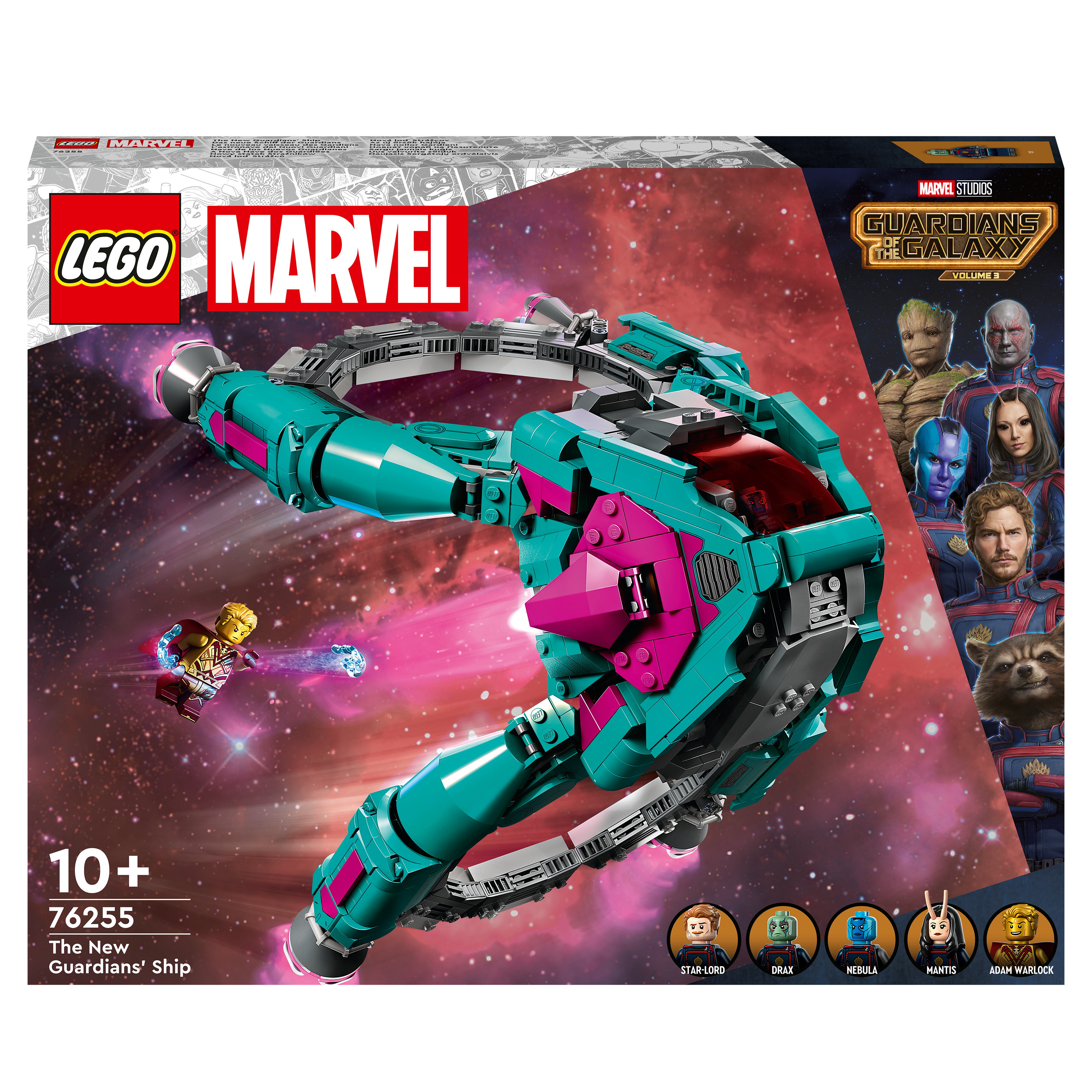 LEGO Marvel 76255 Das Mehrfarbig der Guardians Bausatz, Schiff neue