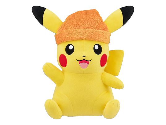 BANPRESTO Pokémon - Pikachu: Winter Style - Peluche (Jaune / noir / rouge)