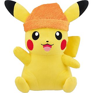 BANPRESTO Pokémon - Pikachu: Winter Style - Pupazzo di peluche (Giallo/nero/rosso)