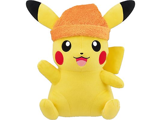 BANPRESTO Pokémon - Pikachu: Winter Style - Plüschfigur (Gelb/Schwarz/Rot)