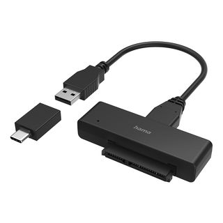 HAMA 200761 - USB-Festplattenadapter (Schwarz)