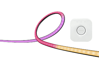 PHILIPS Hue Play Gradient LED szalag + Hue Bridge szett, 24-27 hüvelykes monitorhoz (929003498502)