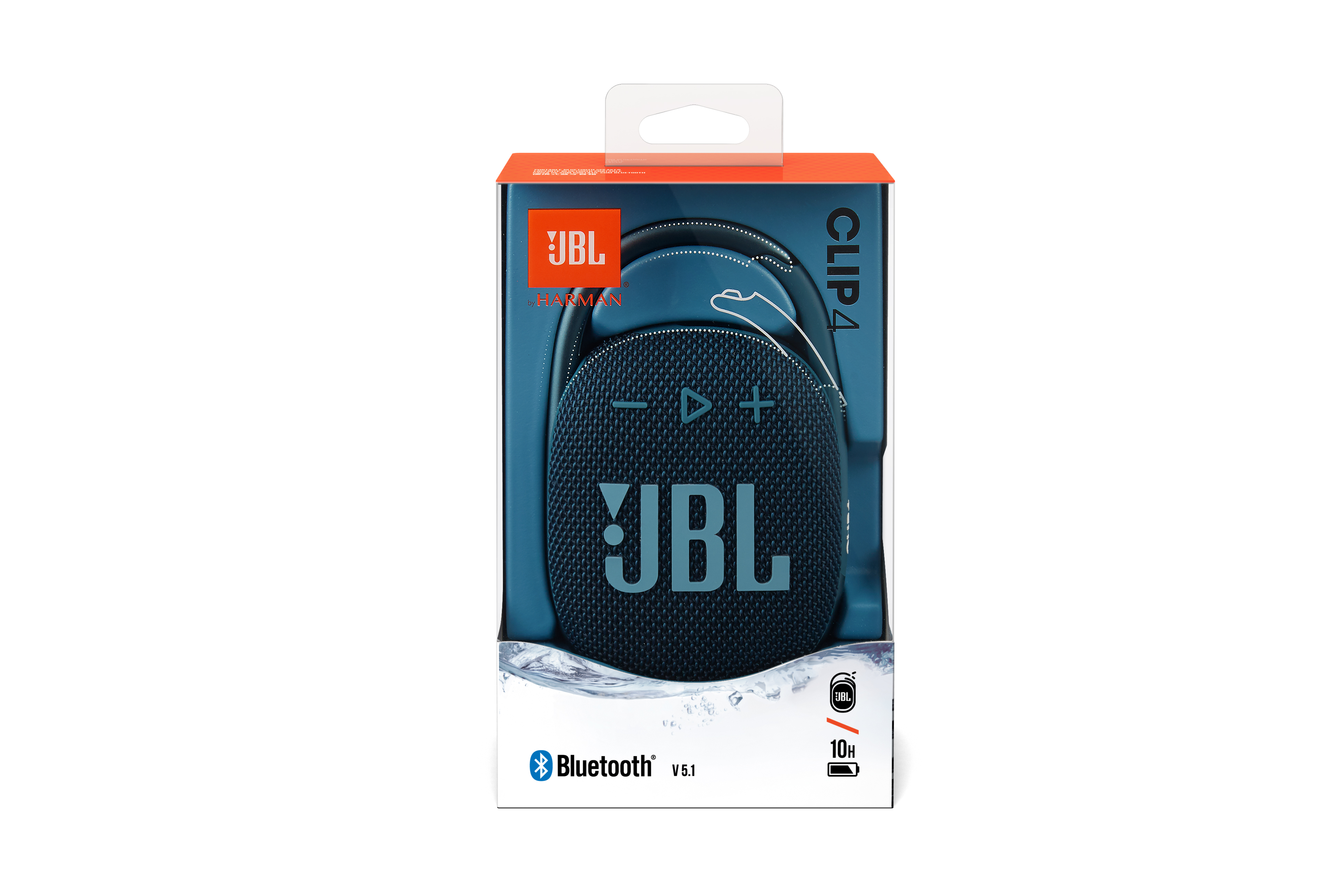 JBL Enceinte portable Clip 4 Bleu (JBLCLIP4BLU)