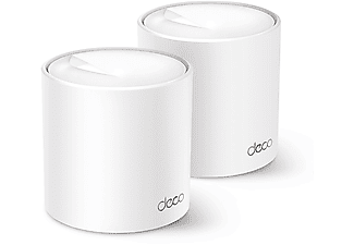 TP LINK Deco X60 V3.2 (2-pack) AX5400 egész otthont lefedő Wi-Fi 6 MESH rendszer, fehér, 2 db -os készlet