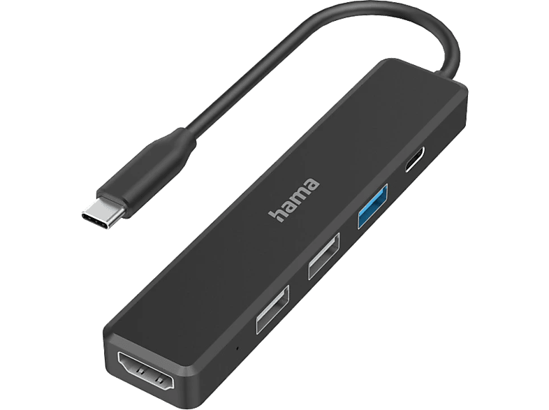 HAMA USB 3.2 gen1 Type-C Dokkoló adapter, 3.2, 2xUSB 2.0, HDMI, (200117)