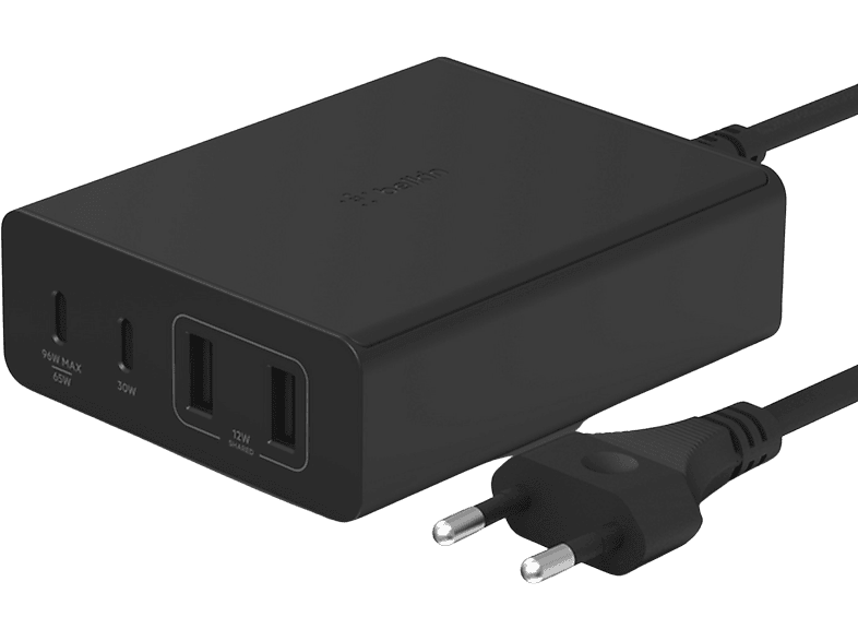 Belkin Netlader Boostcharge Pro 4 Poorten 108 W Zwart (wch010vfbk)