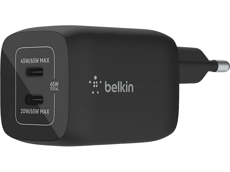 Belkin Usb-c-wandlader Boost Charge Pro 65 W Zwart (wch013vfbk)