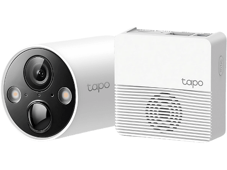 Tapo Beveiligingscamera 2k + Hub Wit (tapoc420s1)