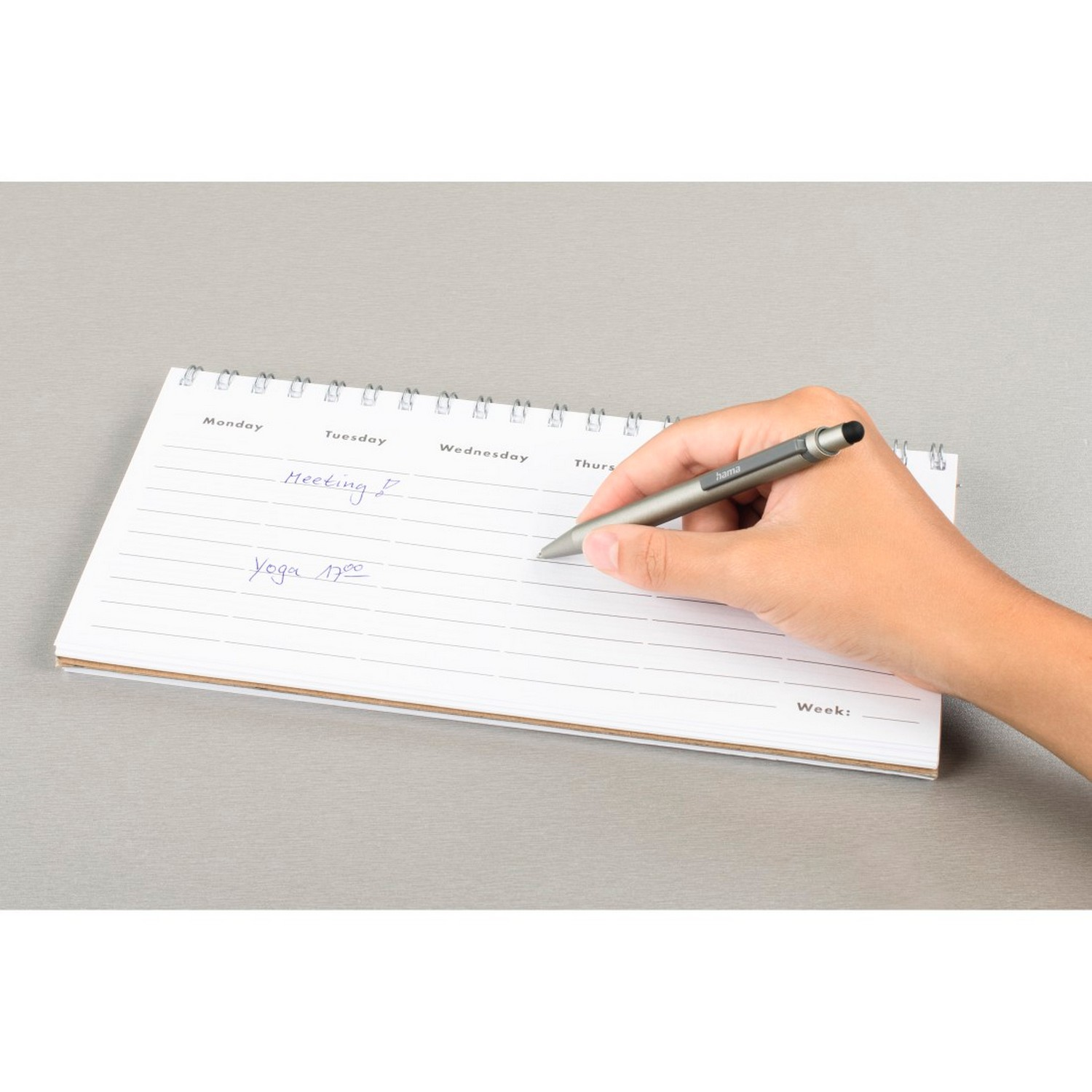 HAMA Stylus 2 en 1 Mini Grijs (182546)
