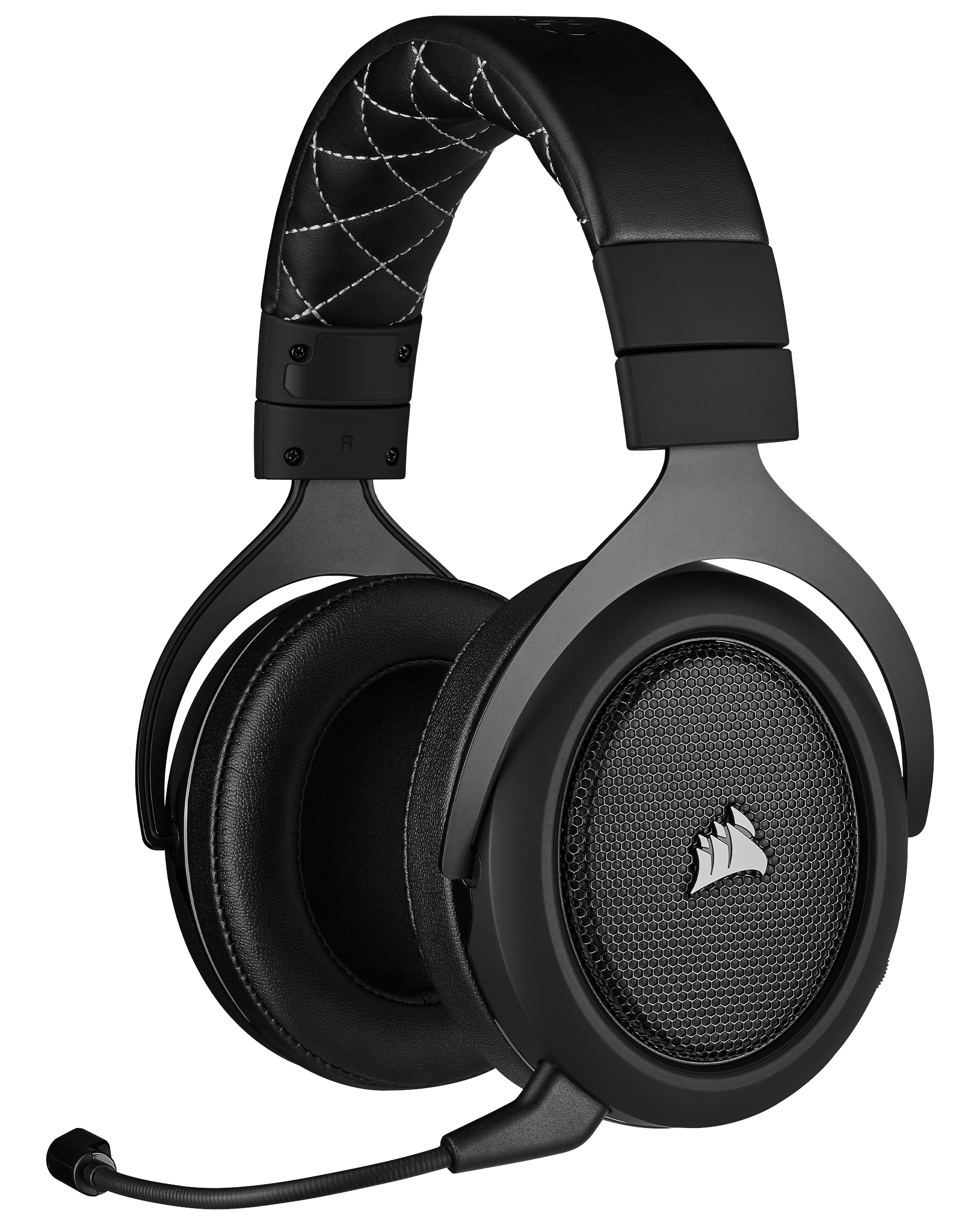 Auriculares gaming - Corsair HS70 Pro Wireless, De diadema, Inalámbrico, Cancelación ruido, Micrófono, Negro