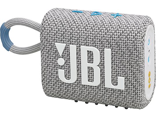 JBL Go 3 Eco - Enceintes Bluetooth (Blanc)