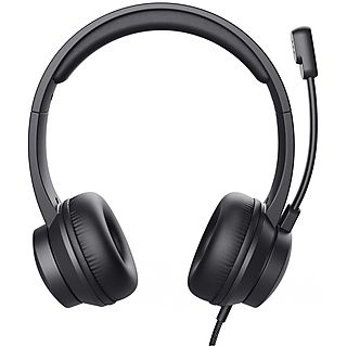 TRUST RYDO USB HEADSET CUFFIE PC, Black