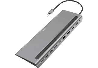 HAMA Connect2OfficePro - USB-C-Docking-Station (Antracite)