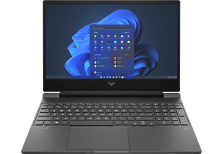 HP Victus Gaming Laptop 15-fb0354ng, Gaming Notebook mit 15,6 Zoll Display, AMD Ryzen™ 5 Prozessor, 8 GB RAM, 512 GB SSD, AMD Radeon™ RX 6500M, Mica Silver