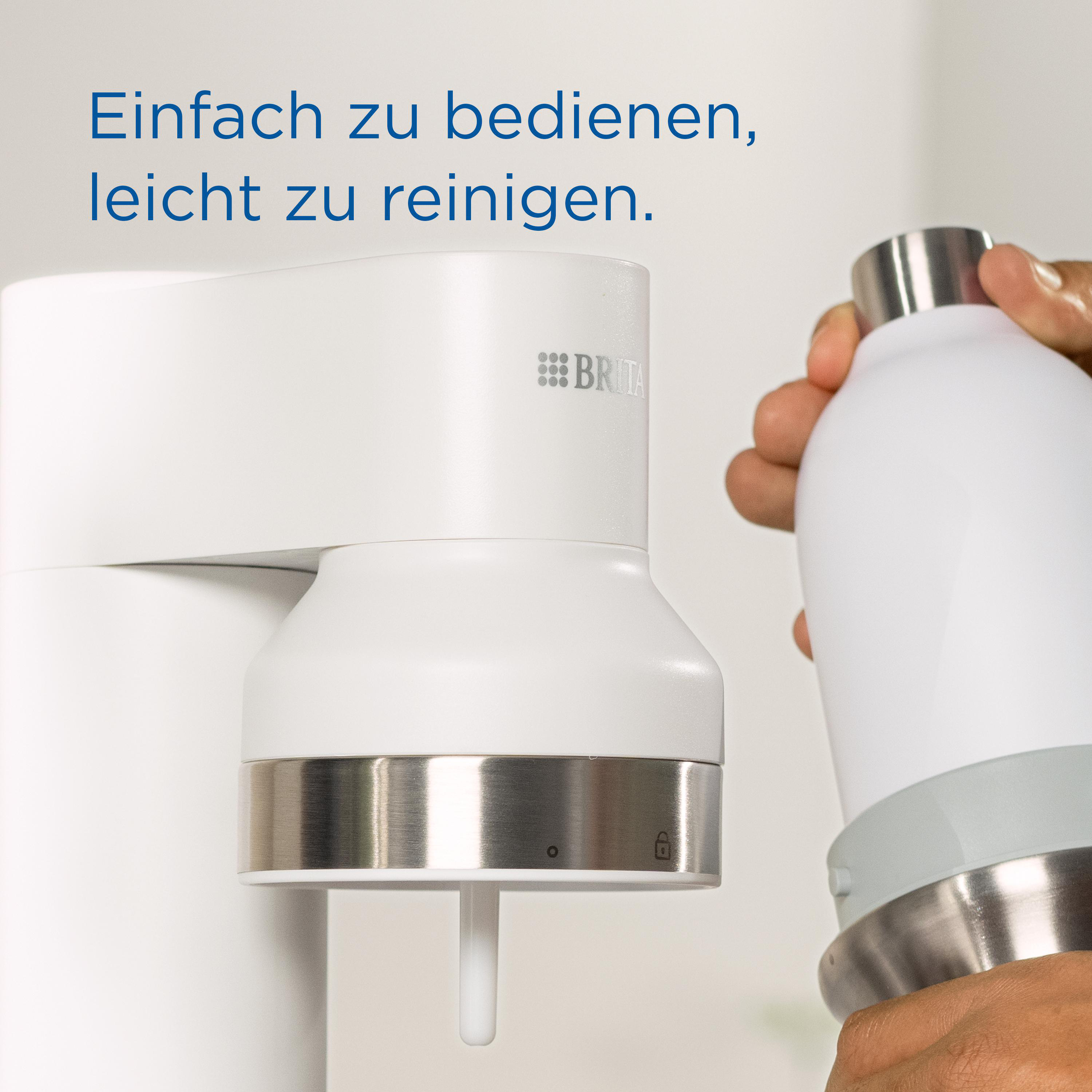 BRITA sodaTRIO Wassersprudler Weiß
