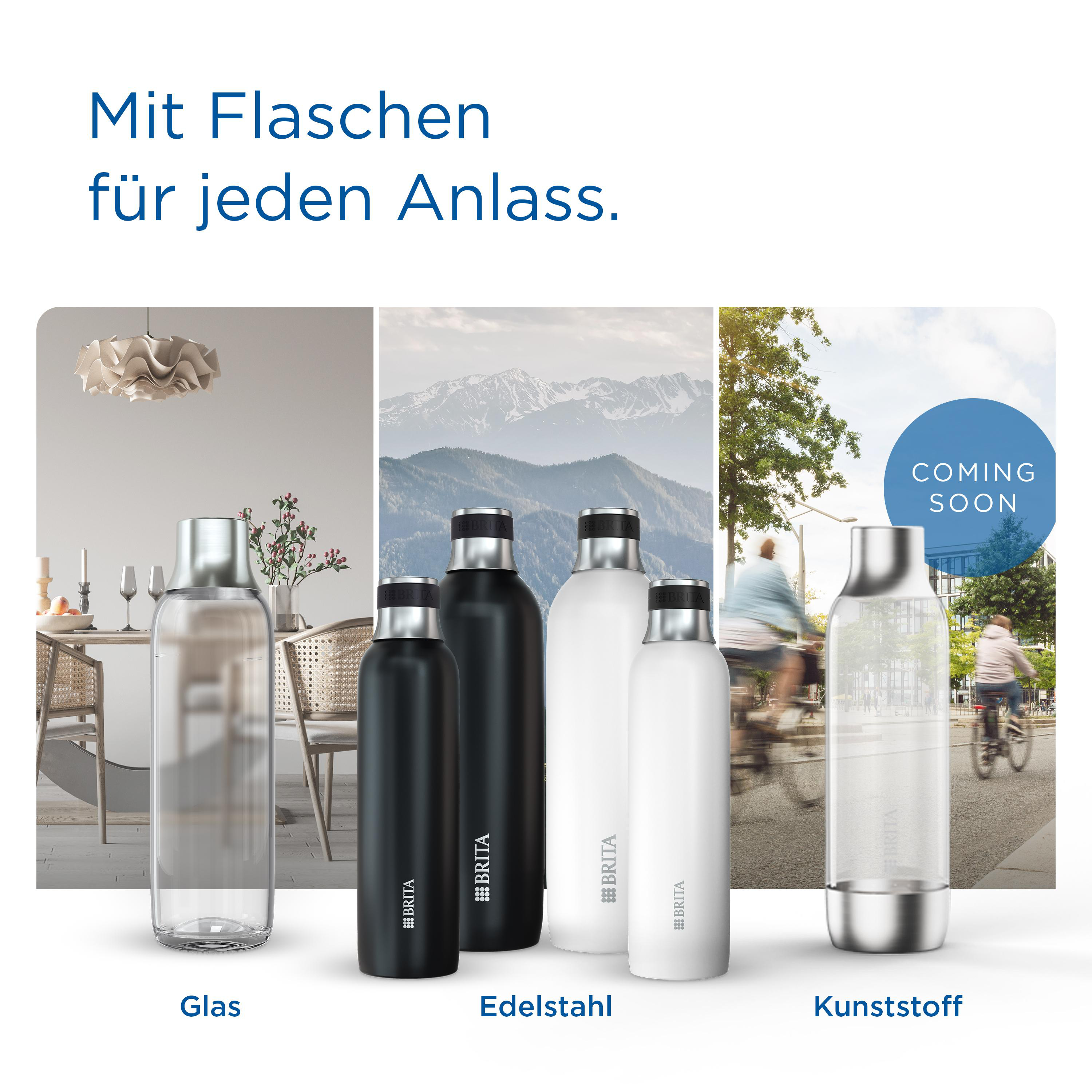 BRITA sodaTRIO Wassersprudler Weiß