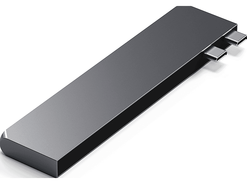 SATECHI Pro Hub Slim Adapter, 2x USB, Space Gray — Foto 2 von 5