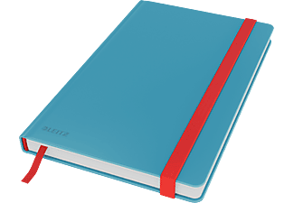 LEITZ COSY Soft touch jegyzetfüzet (A5), nyugodt kék, vonalas, 80 lap (44810061)