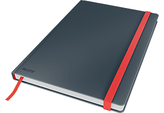 LEITZ COSY Soft touch jegyzetfüzet (B5), bársony szürke, kockás, 80 lap (44820089)
