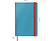 LEITZ COSY Soft touch jegyzetfüzet (B5), nyugodt kék, vonalas, 80 lap (44830061)