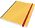 LEITZ COSY Soft touch spirálfüzet (B5), meleg sárga, kockás, 80 lap (44840019)