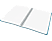 LEITZ COSY Soft touch spirálfüzet (B5), nyugodt kék, kockás, 80 lap (44840061)