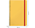LEITZ COSY Soft touch spirálfüzet (B5), meleg sárga, vonalas, 80 lap (45270019)
