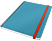 LEITZ COSY Soft touch spirálfüzet (B5), nyugodt kék, vonalas, 80 lap (45270061)