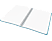 LEITZ COSY Soft touch spirálfüzet (B5), nyugodt kék, vonalas, 80 lap (45270061)