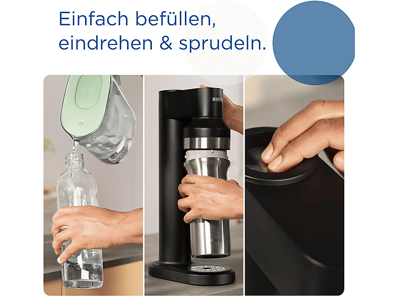 Thumbnail - BRITA sodaTRIO 2er Pack Glasflaschen Transparent