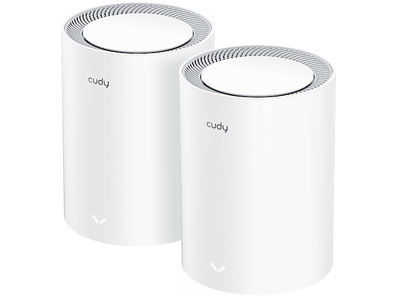 CUDY M1800 AX1800 Wi-Fi 6 egész otthont lefedő MESH Router, 2 db-os csomag, fehér, 216284 (M1800 2-Pack)