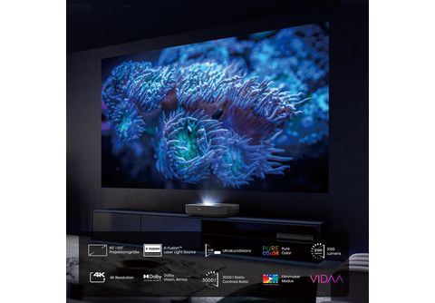 UHD 4K Laser TV HISENSE 4K, TV | 2100 (UHD 80 Laser Laser PL1SE Cinema Lumen) MediaMarkt